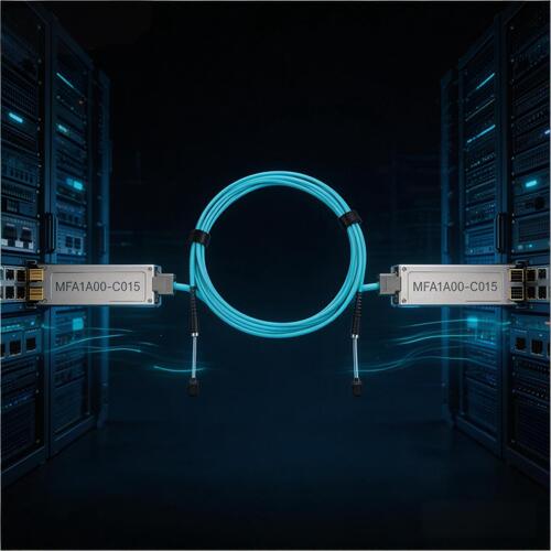 Optical Cable For Nvidia Rack NVIDIA Mellanox MFA1A00-C015 Active Optical Cable in Action ...