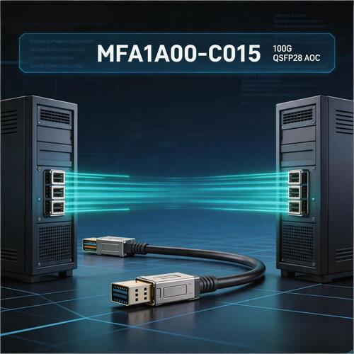 Optical Cable For Nvidia Rack NVIDIA Mellanox MFA1A00-C015 Active Optical Cable Technical Solution