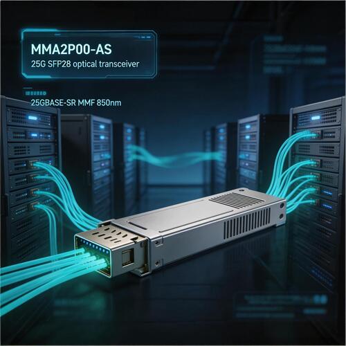 NVIDIA Mellanox MMA4Z00-NS Data Center Optical Module in Action