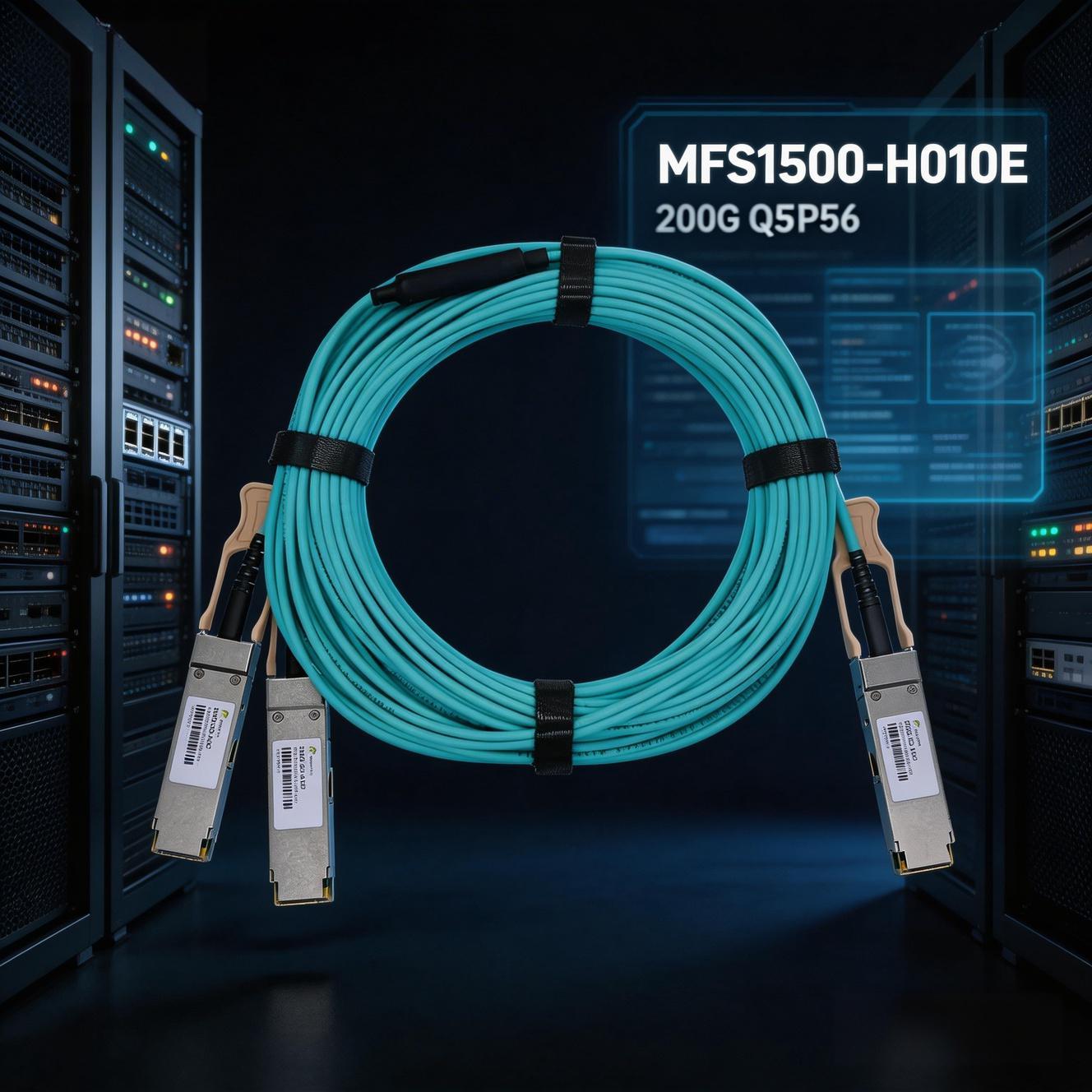 Short Network Rack Short-Reach High-Speed Interconnect & Cable Simplification Between Racks
