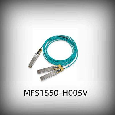 Low Latency Mellanox AOC cable MFS1S00-H020E  Splitter Cable Ethernet 200GbE To 2x100GbE 20m