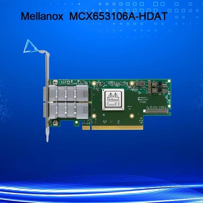 ConnectX-6 MCX653106A-HDAT VPI Mellanox Network Card 200Gb/S InfiniBand And Ethernet Adapter