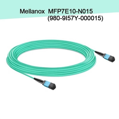 MFP7E10-N015(980-9I57Y-000015) Mellanox AOC MPO-12/APC-To MPO12/APC 8 Fibers 15M