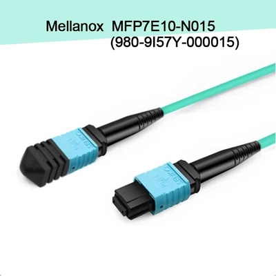 MFP7E10-N015(980-9I57Y-000015) Mellanox AOC MPO-12/APC-To MPO12/APC 8 Fibers 15M