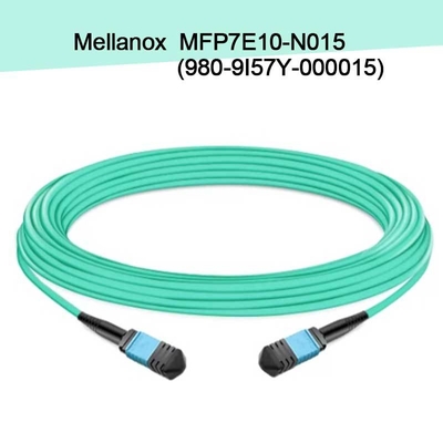 MFP7E10-N015(980-9I57Y-000015) Mellanox AOC MPO-12/APC-To MPO12/APC 8 Fibers 15M
