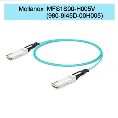 MFS1S00-H005V(980-9I45D-00H005) Aoc Active Optical Cable Up To 200Gb/S IB HDR QSFP56 5m