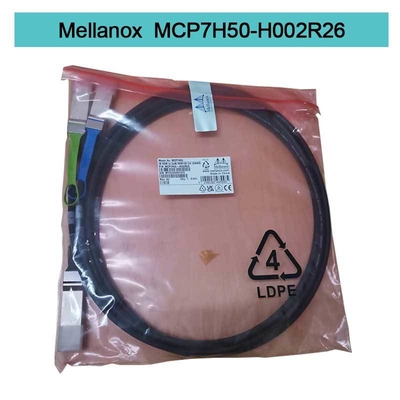 MCP7H50-H002R26 Mellanox Infiniband Cable 200Gb/S To 2x100Gb/S 2.0m