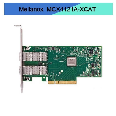 MCX4121A-XCAT mellanox network card 25Gbps SFP28 QSFP28 For Server