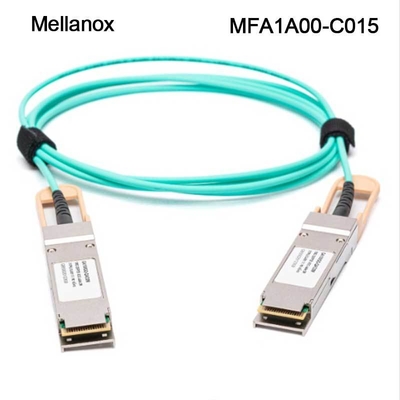 100GbE QSFP LSZH Mellanox AOC Ethernet Cable MFA1A00-C015 15m