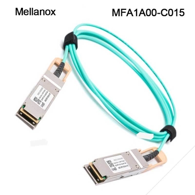 100GbE QSFP LSZH Mellanox AOC Ethernet Cable MFA1A00-C015 15m