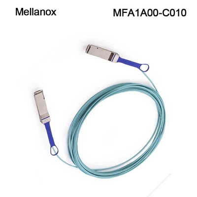 100GbE LSZH Mellanox QSFP28 Active Optical Cable AOC MFA1A00-C010 10m