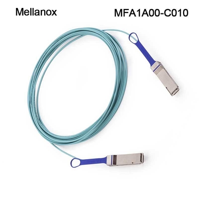 100GbE LSZH Mellanox QSFP28 Active Optical Cable AOC MFA1A00-C010 10m