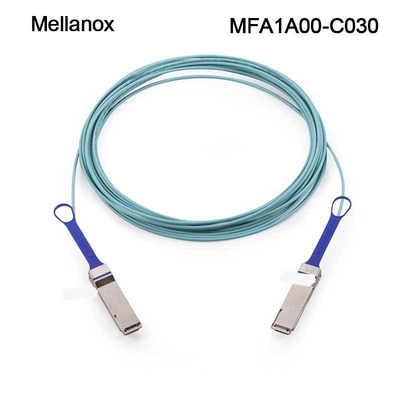 Active Optical AOC Mellanox 100GbE Cables MFA1A00-C030 QSFP LSZH 30m