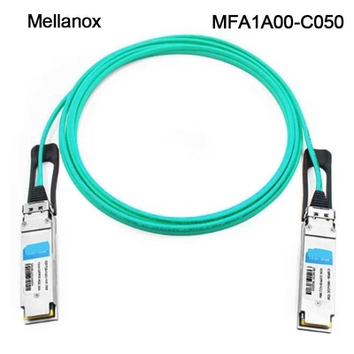 QSFP LSZH Mellanox AOC Active Optical Cable MFA1A00-C050 100GbE 50m new and original