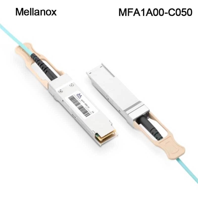 QSFP LSZH Mellanox AOC Active Optical Cable MFA1A00-C050 100GbE 50m new and original