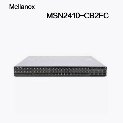 MSN2410-CB2FC Mellanox sN2410Mellanox Network Switch Cumulus Linux 48 SFP28 Ports 8 QSFP28 Ports