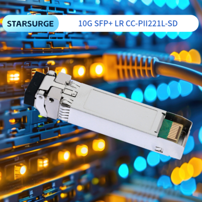Ethernet 10GB/S 10km SFP+ Optical Transceiver Module CC-PII221L-XD features