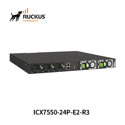 Network Management Switch Ruckus ICX7550-24P-E2 High-Performance Enterprise Switch