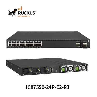 Network Management Switch Ruckus ICX7550-24P-E2 High-Performance Enterprise Switch