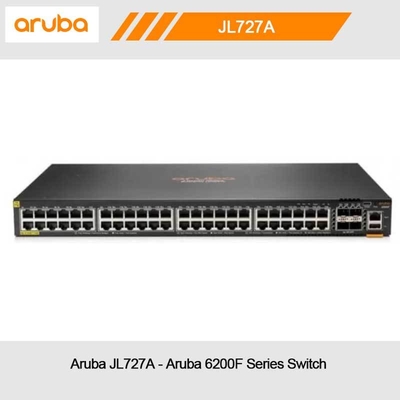 Hpe Aruba Networking Cx 6200f 48g Class4 Poe 4SFP+ 370W Switch (JL727A)
