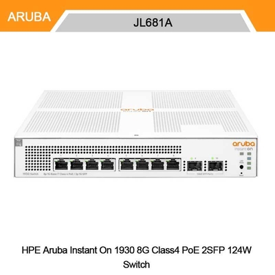 Hpe Networking Instant on Switch 8p Gigabit Cl4 Poe 2p SFP 124W 1930 (JL681A)