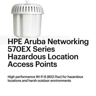 Hpe Aruba Networking Ap-575ex (RW) Dual Radio 2X2/4X4 Wi-Fi 6 Internal Omni Hazloc Access Point