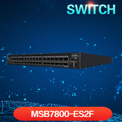 MSB7800-ES2F Mellanox Network Switch-IB 2 Based EDR InfiniBand 1U 36 QSFP28 Ports