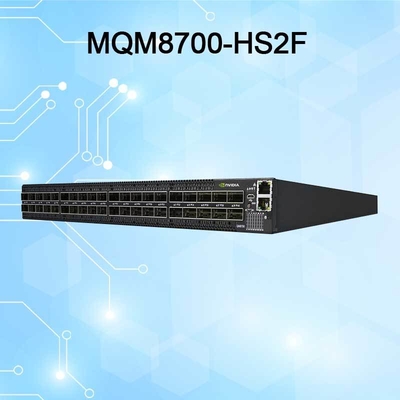 920-9b110-00rh-0m0 Mellanox Mqm8700-HS2r Quantum Hdr Infiniband Switch 40 Qsfp56 Ports Transmission Rate 10/100/1000Mbps