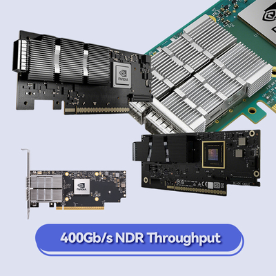 Dual Port Ethernet HDR 200GbE Mellanox Network Card VPI Adapter MCX653106A-HDAT ConnectX 6 QSFP56