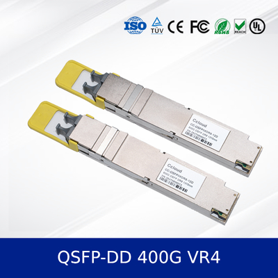 400G QSFP-DD VR4 Optical Transceiver Module 50m Reach, PAM4, CMIS 5.0
