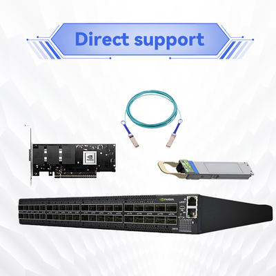 IB 2 Based EDR 1U Mellanox Network Switch 36 QSFP28 Ports MSB7890-ES2F