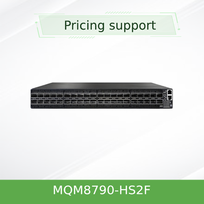 MQM8790-HS2F(920-9B110-00FH-0D0) Mellanox Infiniband network Switch 40 QSFP56 Ports HDR 2 Power Supplies P2C Airflow