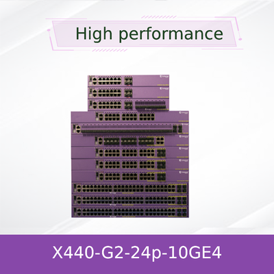 10GE4 Scalable AVB Extreme Networks X440 Switch G2 24T X440-G2-24p-10GE4 new and original