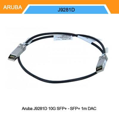 Hpe Aruba Networking 10g SFP+ to SFP+ 1m Direct Attach Copper Cable (J9281D)