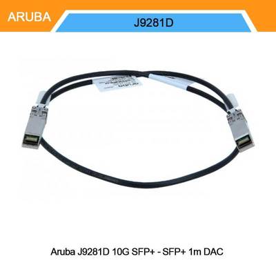 Hpe Aruba Networking 10g SFP+ to SFP+ 1m Direct Attach Copper Cable (J9281D)