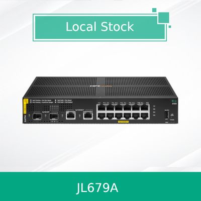 Hot Selling User-Friendly Aruba Network Switch Cx 6100 12g Poe 2g/2SFP+ 139W Switch (JL679A)