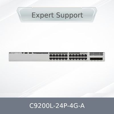 New Original Clean Stock 9200L Switch C9200L-24p-4G-a Cata Lyst 9200L 24-Port Poe+, 4 X 1g, Network Advantage C9200L-24p-4G-a