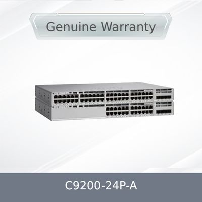 New Original C9200-24p-a 24-Port Poe+ Switch with Network Advantage