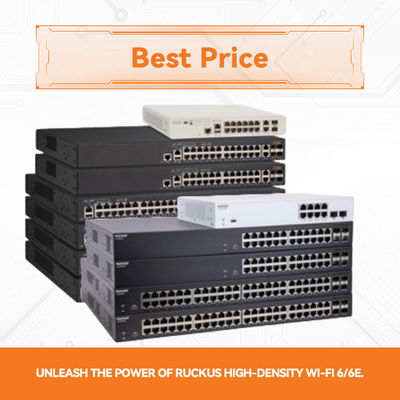 RUCKUS ICX 8200-C08PF Compact 8-Port Gigabit PoE+ Stackable Switch