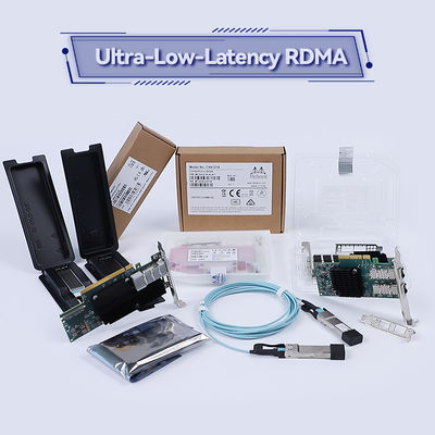 Mellanox ConnectX-4 Lx EN MCX4121A-ACAT Dual-Port 25GbE SFP28 Network Interface Card with RDMA and RoCE Support