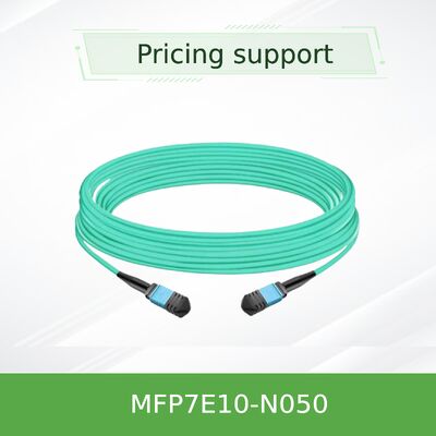NVIDIA MFP7E10-N050 50m MPO-12/APC to MPO-12/APC Multimode Fiber Optic Cable for 400G/NDR Maximum Reach Interconnect