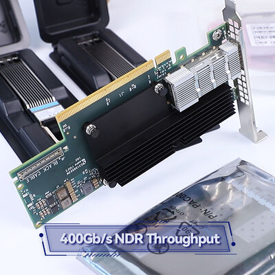 NVIDIA ConnectX-7 NDR 400Gb/s InfiniBand Adapter MCX75310AAS-HEAT | PCIe Gen5 Dual-Port