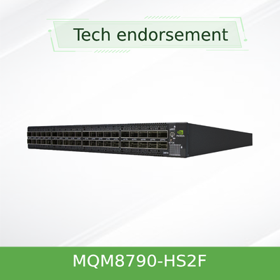 NVIDIA Quantum MQM8790-HS2F 200Gb/s InfiniBand Switch  40 Ports 16Tb/s