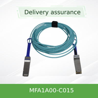 NVIDIA MFA1A00-C015 100G QSFP28 MMF AOC 100GbE Active Optical Cable
