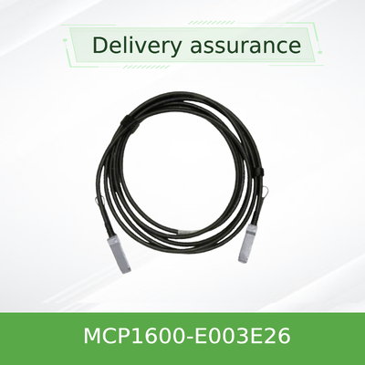 Mellanox MCP1600-E003E26 100Gb/s QSFP28 Passive DAC Cable, 3 m, 26AWG | 100G EDR Copper Cable
