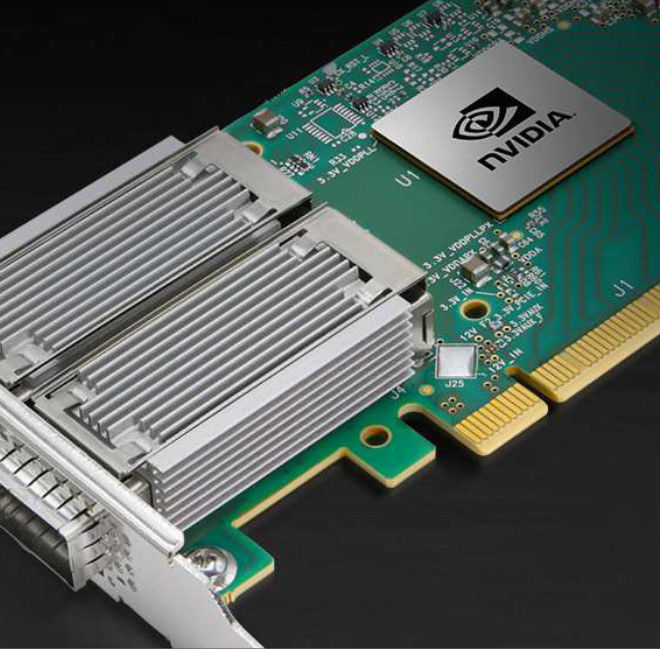EDR/100GbE VPI Network Adapter Card Mellanox 100gbe Nic MCX556A-EDAT ConnectX-5 QSFP28