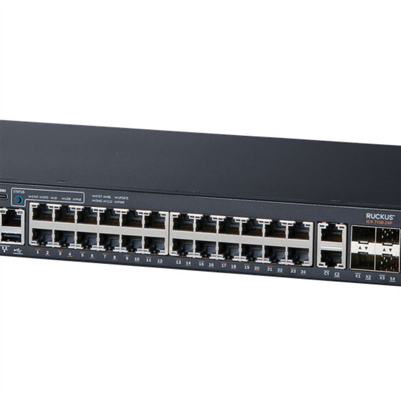 24P 4X1G Ruckus Network Switch ICX7150 10/100/1000Mbps RJ-45 PoE 370W