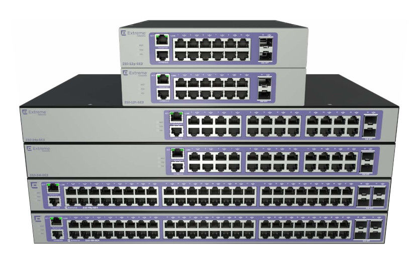 1000 Base-X SFP Extremeswitching Network 16566 210 12T GE2 28 Gbps 20.8 Mpps