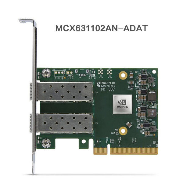 25GB Nic Mellanox Network Card MCX631102AN-ADAT Dual Port SFP28 PCIE 4.0 X8