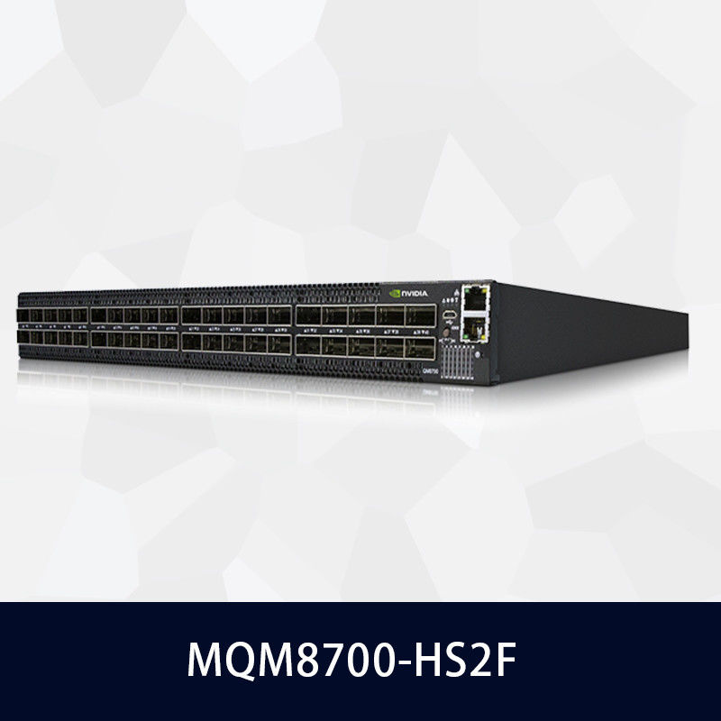 Managed Infiniband HDR Switch Mellanox 200gb Switch MQM8700 40 Port MQM8700-HS2F(920-9B110-00FH-0MD)